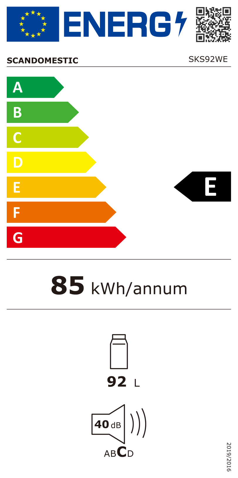 Energimerking: E